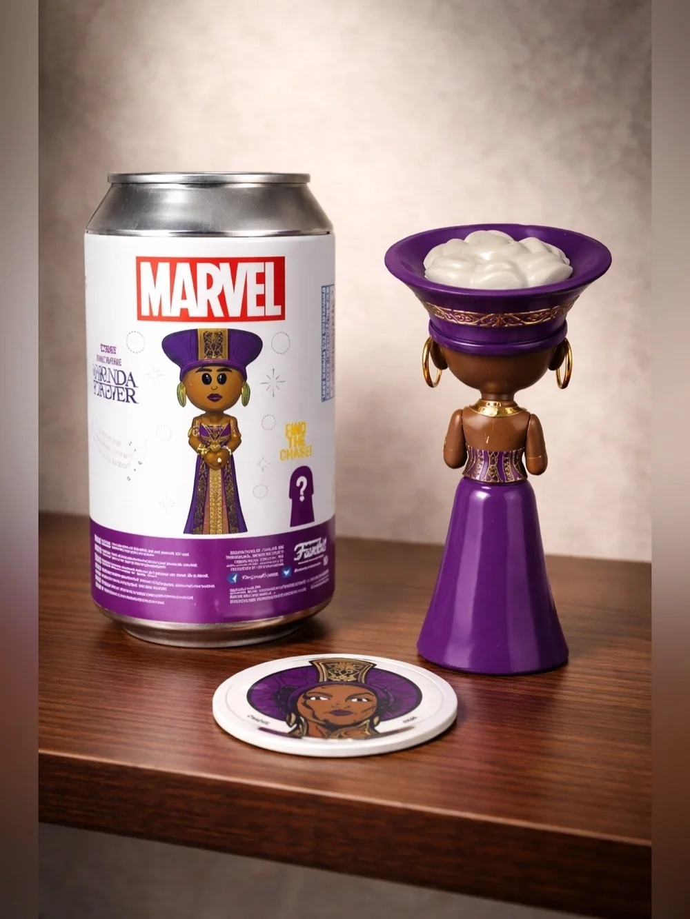 NWT Funko Soda Marvel Queen Ramonda Black Panther Factory Sealed- Vinyl Figurine